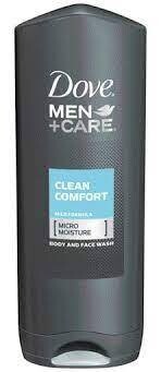 DOVE MEN CARE CLEAN COMFORT BODY & FACE WASH