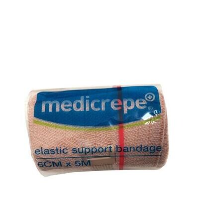 MEDICREPE ELASTIC SUPPORT BANDAGE 6CM X 5M