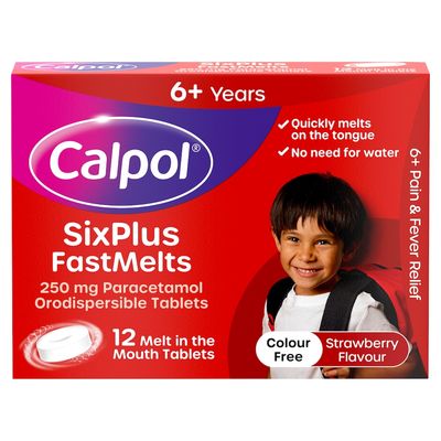 Calpol Six Plus Fastmelts Calpol Six Plus Fastmelts