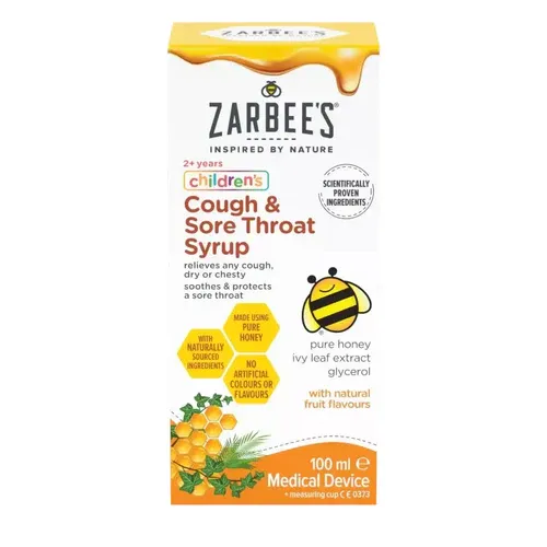 Zarbee's Children's Cough & Sore Throat Syrup Zarbee's Children's Cough & Sore Throat Syrup