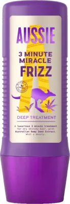 AUSSIE 3 MINUTE MIRACLE CALM THE FRIZZ DEEP TREATMENT AUSSIE 3 MINUTE MIRACLE CALM THE FRIZZ DEEP TREATMENT