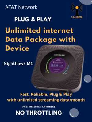Unlimited Data with equipment - Netgear Nighthawk M1