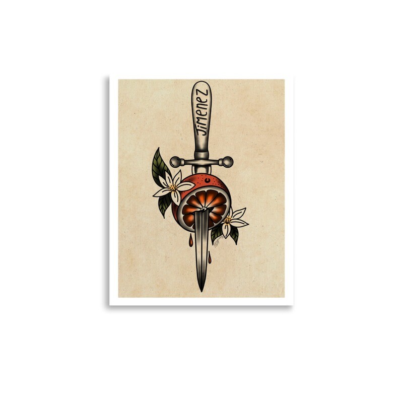 Jimenez Dagger Color Flash Print