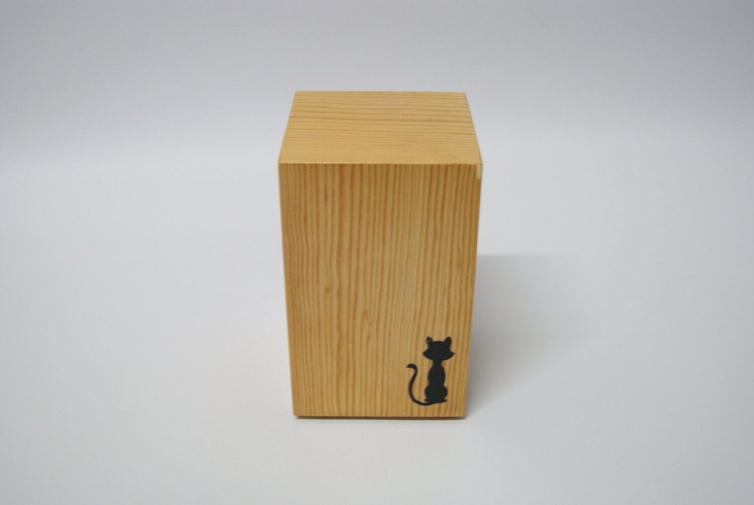 Urna Basica Madera Haya Gato