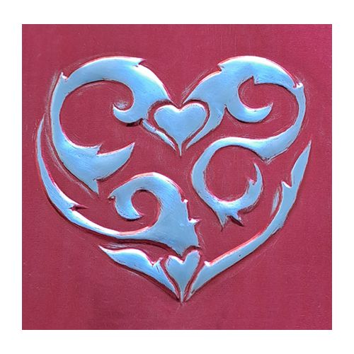 Red Aluminium  Sheets 1m sheets  43cm Wide.