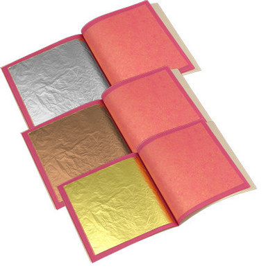Foil Leafing. Silver, Copper, Gold sheets
