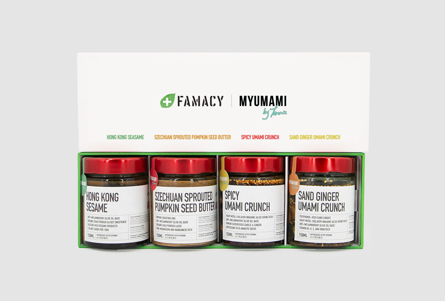FAMACY X MYUMAMI Plant-Based Sauce Set