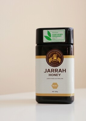 New Arrivals | Organic Jarrah Honey TA 35+ 500g | Certified Organic