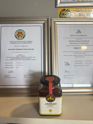 Jarrah Platinum Honey TA60+ 500g
