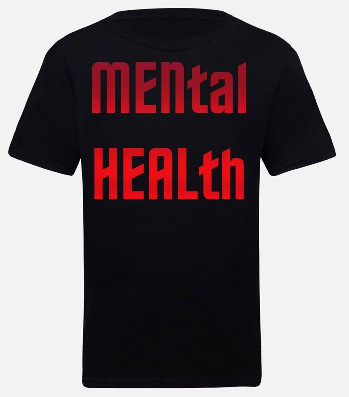 Black/Red MENtal HEALth Shirt
