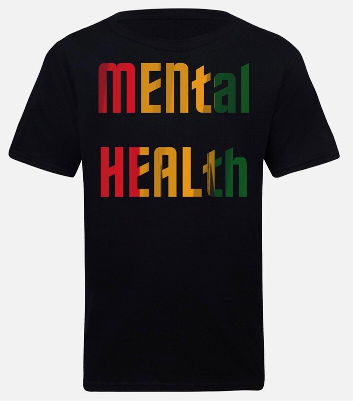 Jamacian Color MENtal HEALth Shirt
