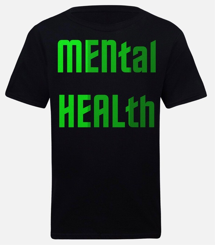 Black/Green MENtal HEALth Shirt