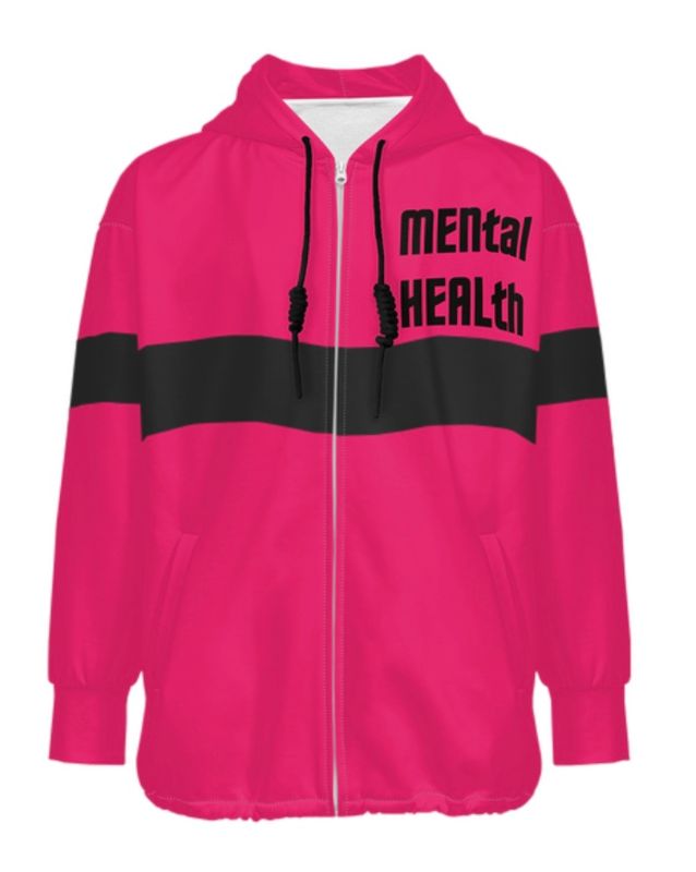 Pink/Black MENtal HEALth Jacket