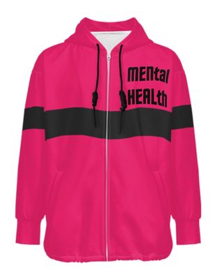 Pink/Black MENtal HEALth Jacket