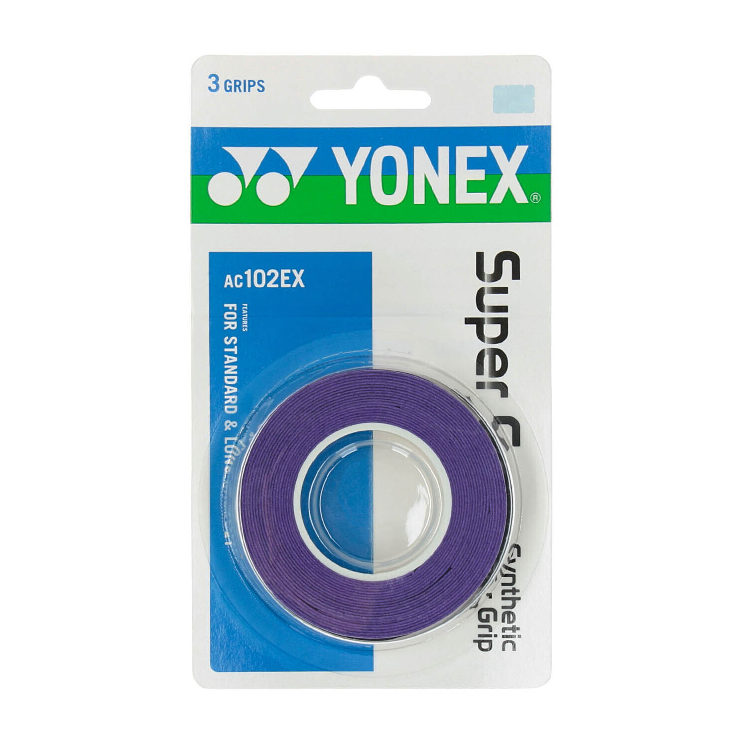 Yonex Super Grap x 3 Overgrip, COLORE: VIOLA