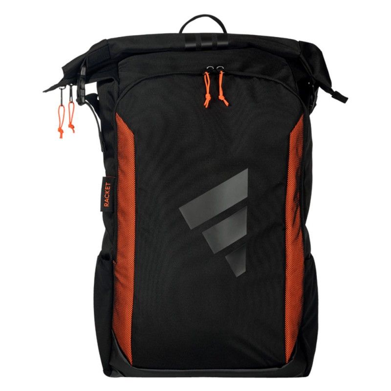 Zaino Adidas Multigame 3.4 nero arancione 2025 Zaino Adidas Multigame 3.4 nero arancione 2025