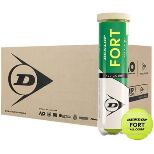 Cartone Dunlop Fort All Court 18 Tubi Da 4 Cartone Dunlop Fort All Court 18 Tubi Da 4