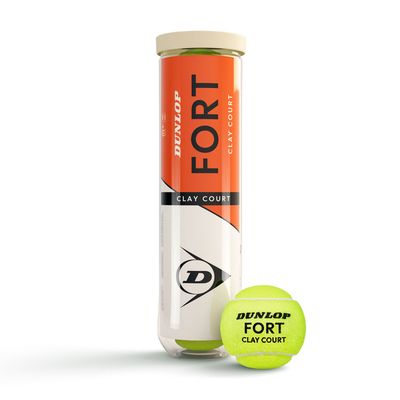 Dunlop Fort CLAY Court Tubo Da 4