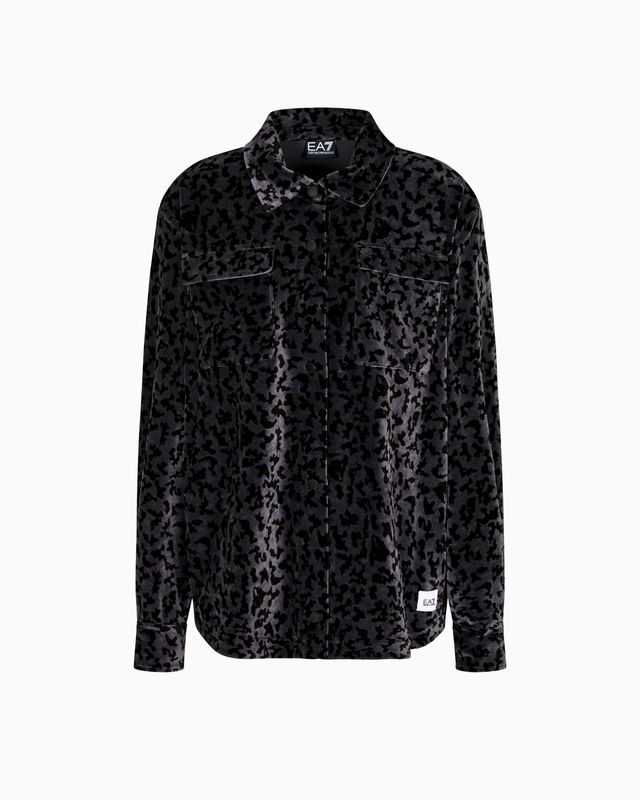 OVERSHIRT GRAPHIC SERIES IN CINIGLIA STAMPA ANIMALIER