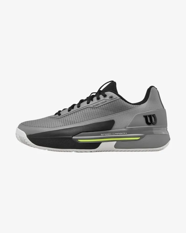 Wilson Rush Tour 5 clay grigio nero verde fluo Wilson Rush Tour 5 clay grigio nero verde fluo
