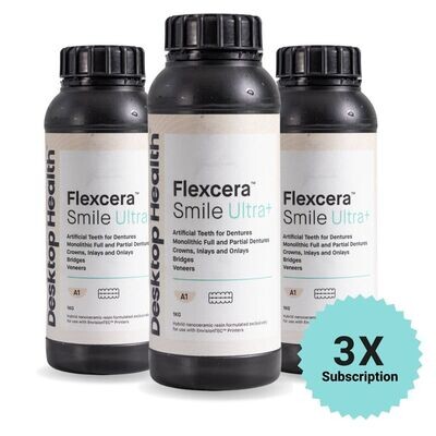 Flexcera™ Smile Ultra+: 3x Monthly Subscription