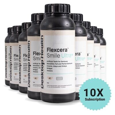 Flexcera™ Smile Ultra+: 10x Monthly Subscription