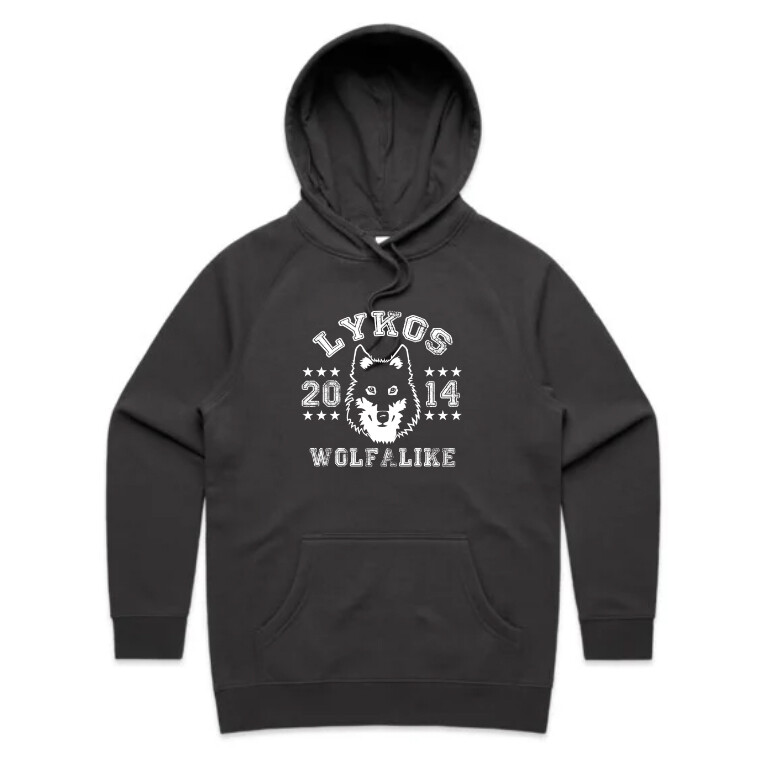 Ladies Lykos Pack Member Hoodie - Ladies with colour options (FREE SHIPPING)