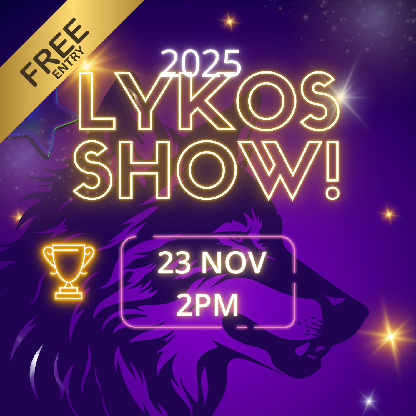 FREE ENTRY! 2025 Show Entry Form (ENTRIES CLOSE 19 NOV)