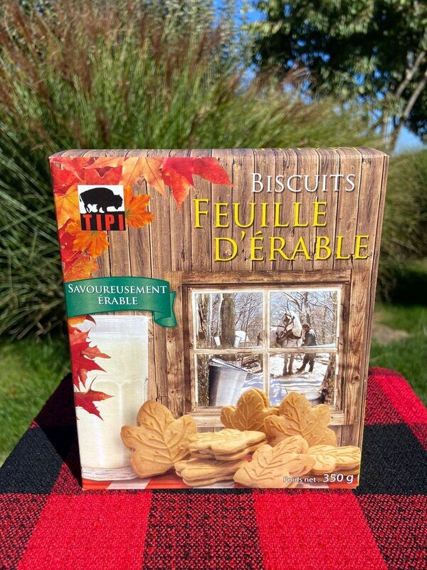 Biscuits feuille d'érable - 350g Biscuits feuille d'érable - 350g