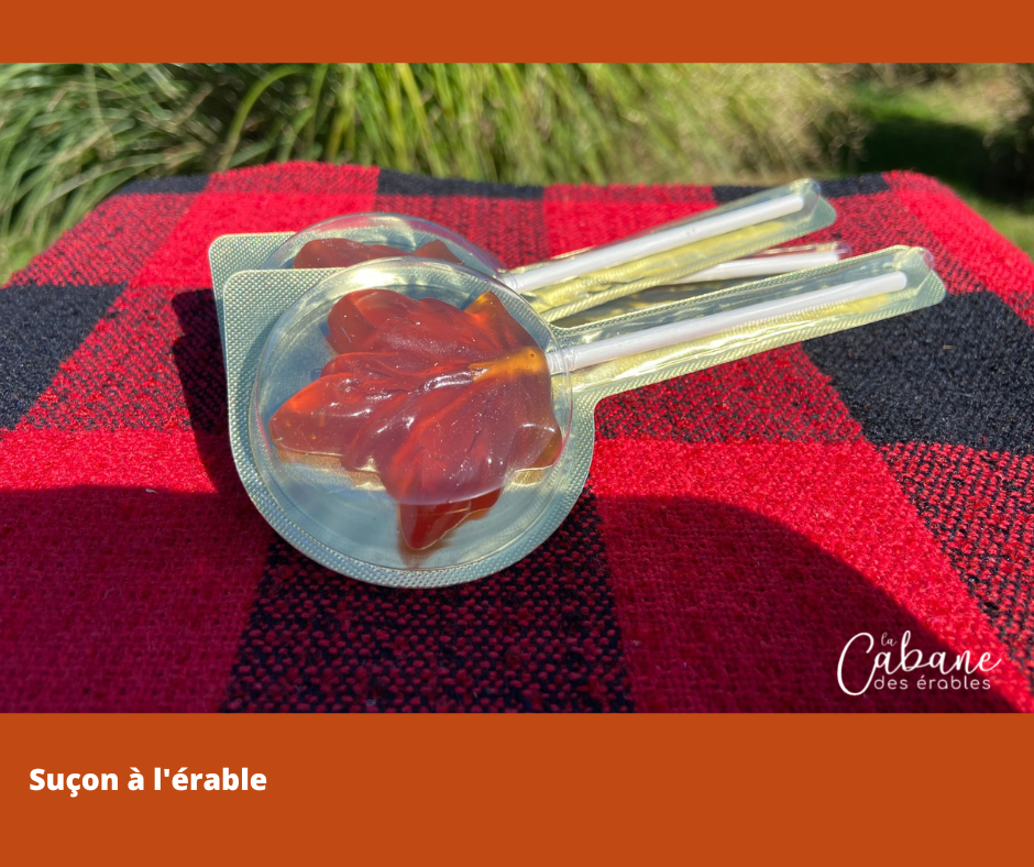Sucette Feuille d'érable 20g Sucette Feuille d'érable 20g