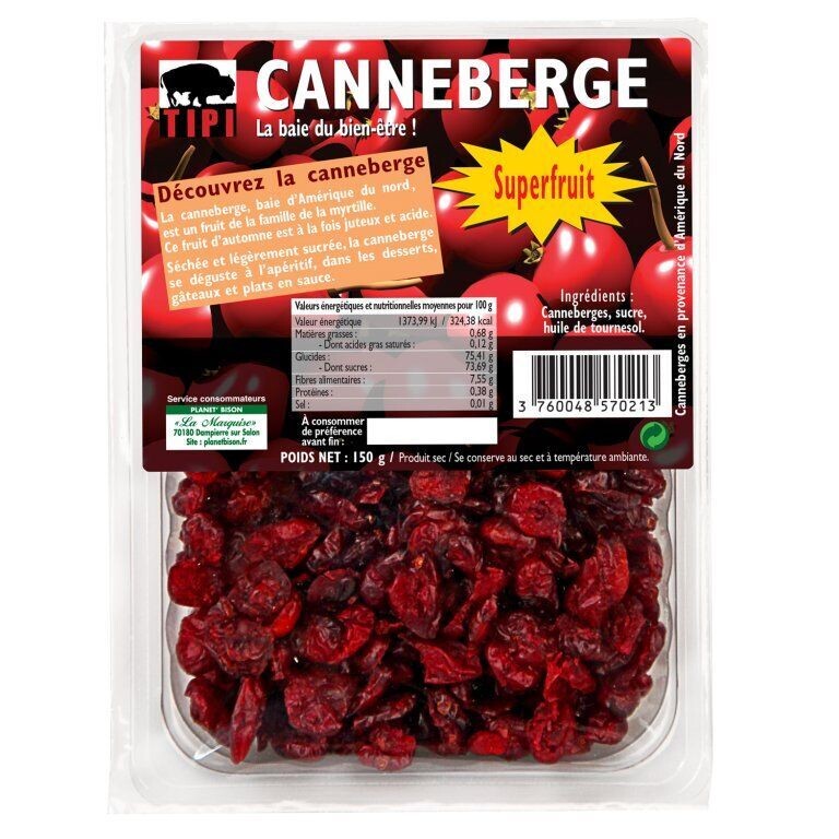 Baie de canneberge 150g Baie de canneberge 150g