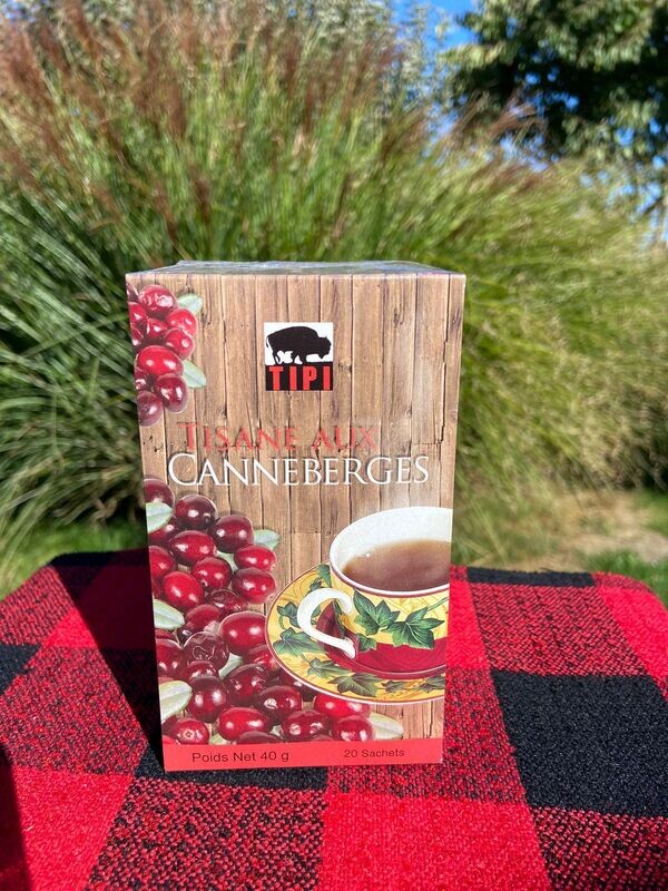 Tisane aux canneberges - 20 sachets Tisane aux canneberges - 20 sachets