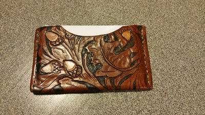 Handcrafted Leather Business card holder