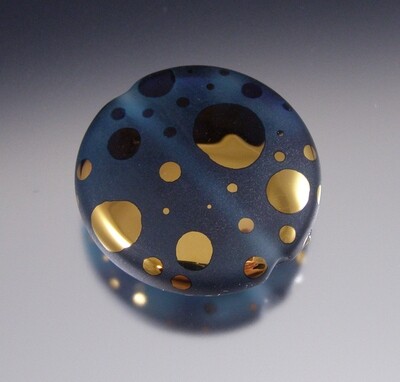 Modern Blue Focal Bead