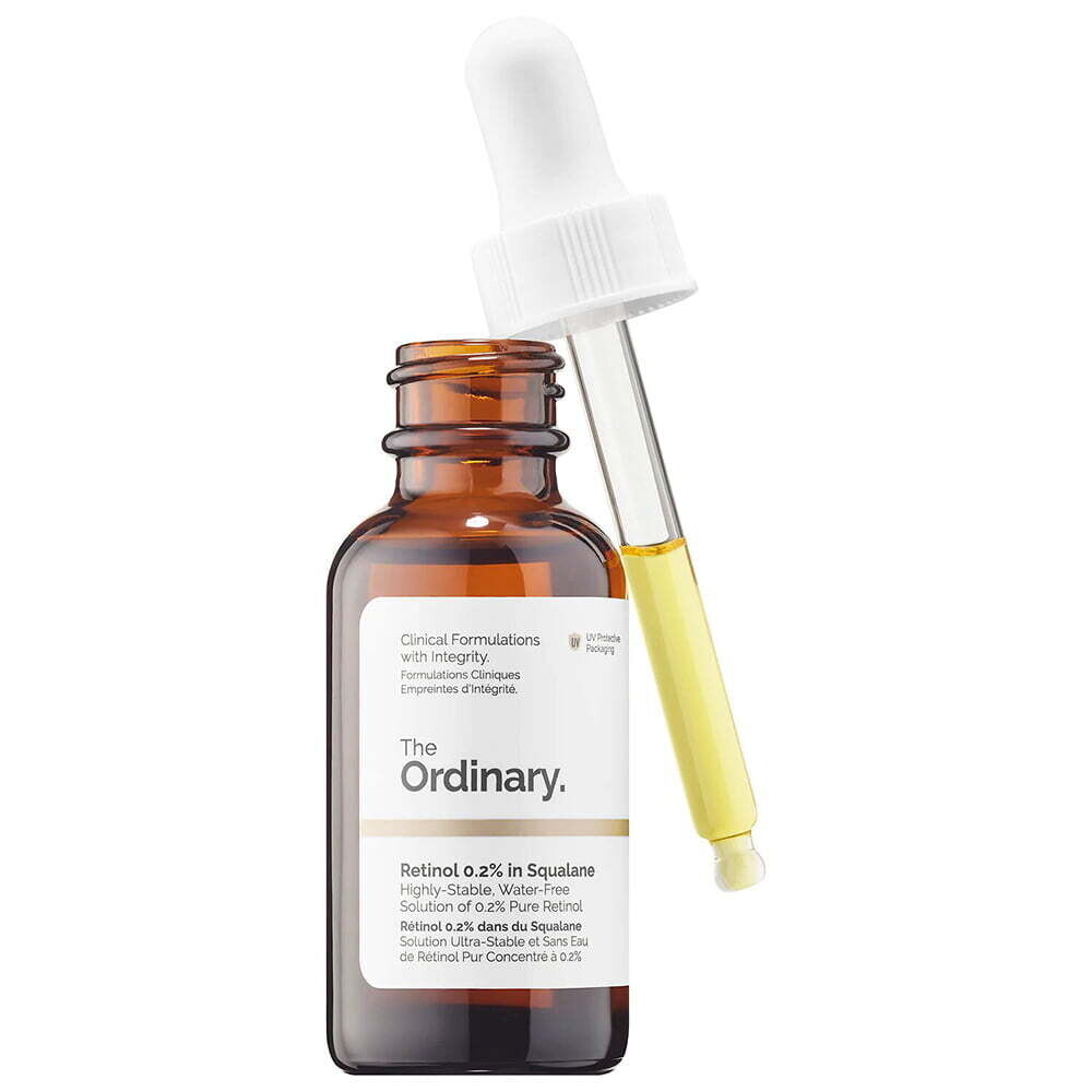 RETINOL 0.2% en ESCUALANO
Solución altamente estable y sin agua. Retinol puro al 0.2%
Serum antienvejecimiento, ligero, que aclara manchas oscuras y la hiperpigmentación.  🤩😁