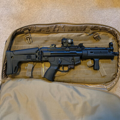 Full Auto Century Arms AP5. Law letter Required 9mm