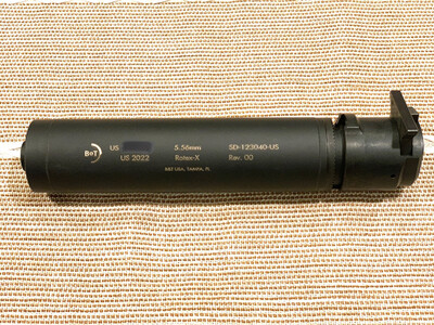 SD-123040-US - Rotex-X 5.56mm A2 Nato Suppressor