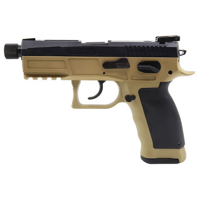 B&T pistol MK-II -FDE - 9mm, with threaded barrel-SA / DA trigger-LPA Sporting Sights-Shield RMS interface-BT-510001-CT