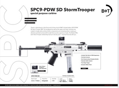 SPC9 Storm Trooper SD Pistol SPC9 Storm Trooper SD Pistol
