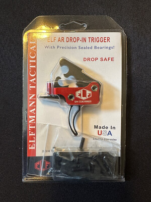 Sale!!! Elftmann B&T Elf Match Pro Trigger SE Curved with ELF PRO-LOCK (NO KNOB) For B&T Polymer Lower Firearms