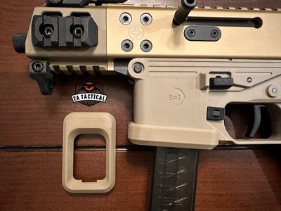 Gen 2 9/45 Wide Jet Funnel by Idaho 2A Tactical - For All 9mm/45ACP B&amp;T Polymer Lowers - Coyote Tan