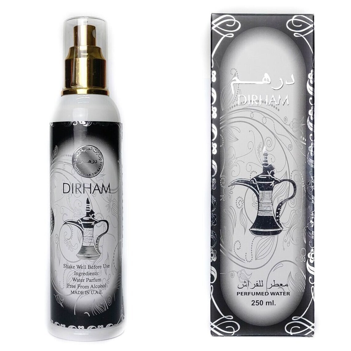 ​Dirham Spray Eau Parfumé Exotique de 250ml.