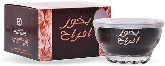Encens Arabe Bakhoor Afrah Encens Parfum d&#39;Arabie Saoudite Banafa of Oud Oriental Encens 50 g