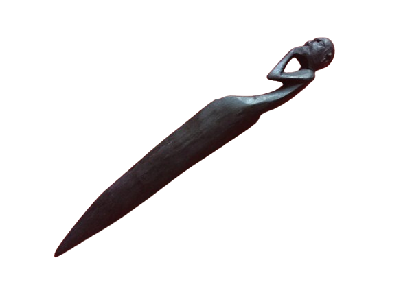 Letter opener, wooden, Kenya