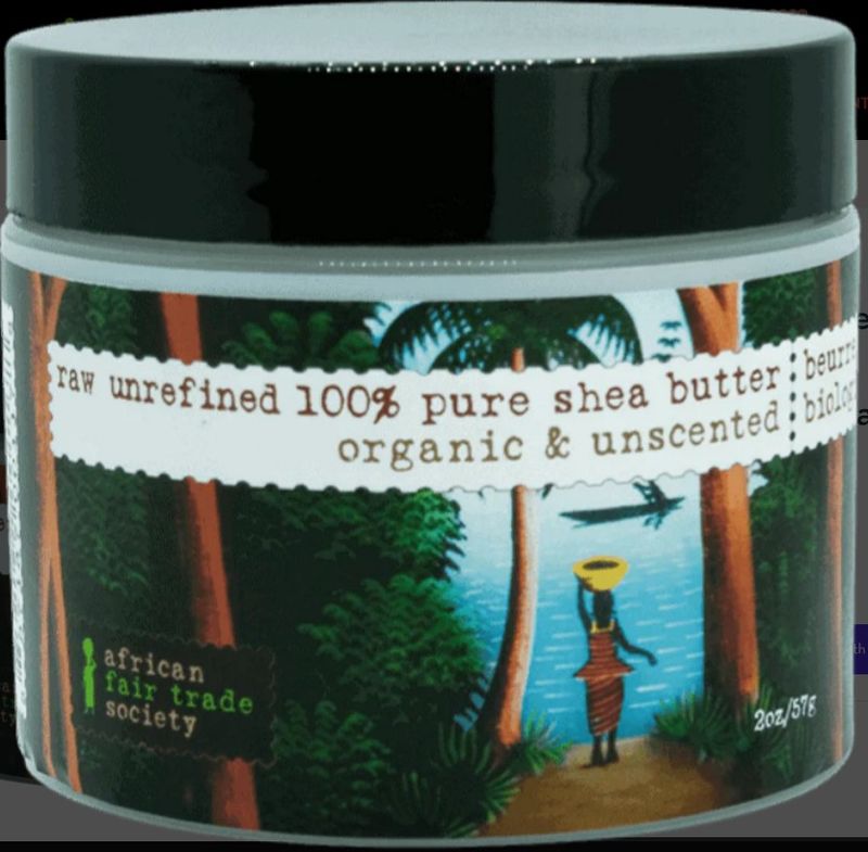 Raw Organic Shea Butter – 100% Pure &amp; Unrefined (2 oz / 57 g)