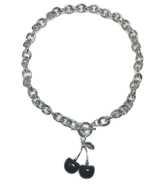 Gothic Harajuku Cherry Chain Necklace