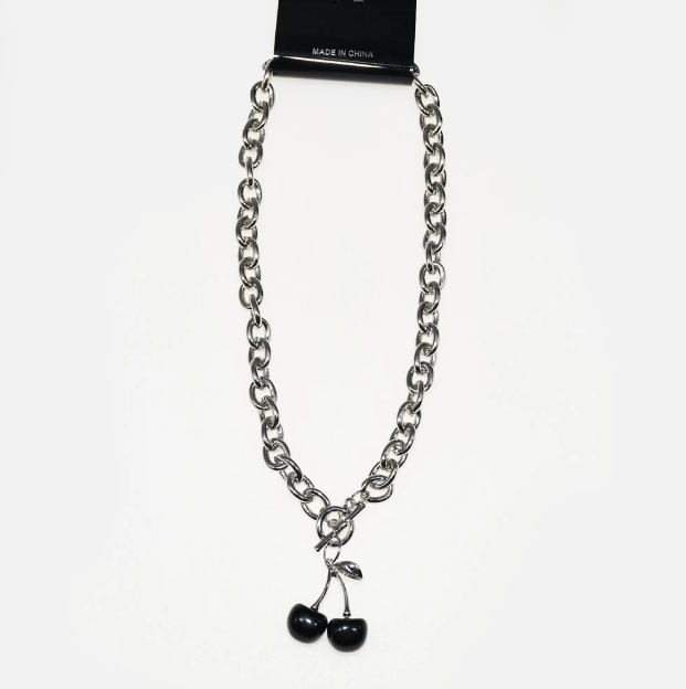 Gothic Harajuku Cherry Chain Necklace