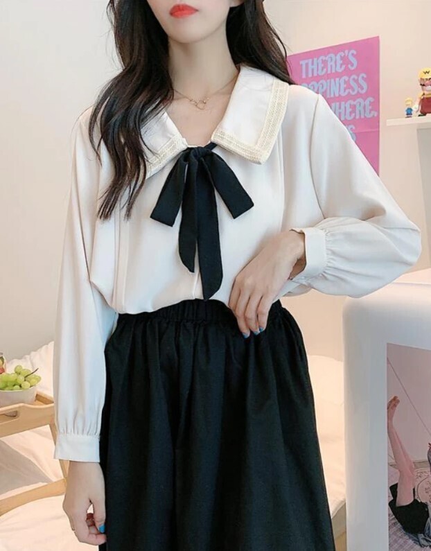 Kawaii Lolita Elegant Long Sleeve Blouse