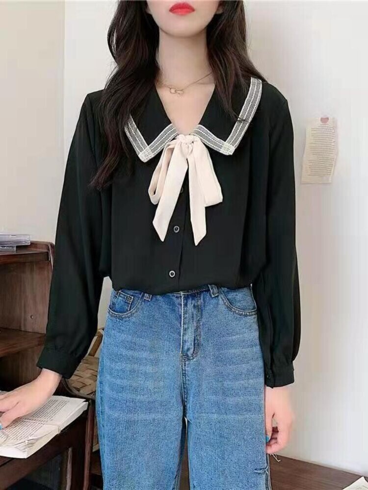 Kawaii Lolita Elegant Long Sleeve Blouse