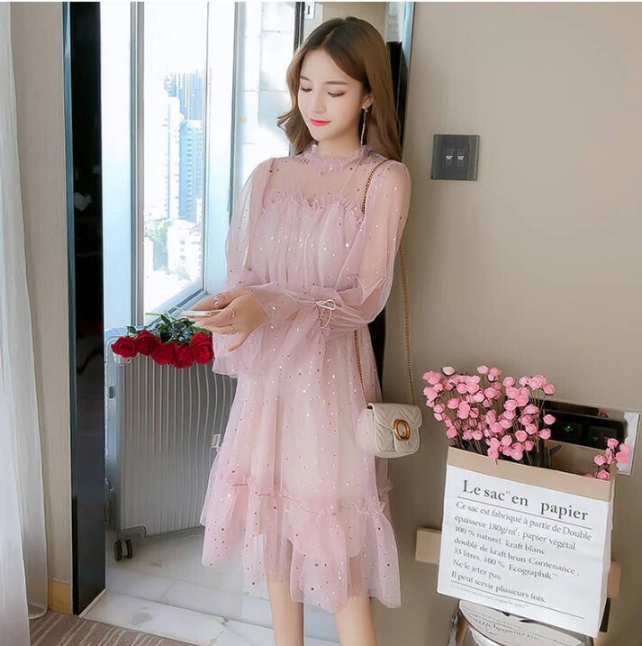 Princess Fairy Lace Mesh Kawaii Dress